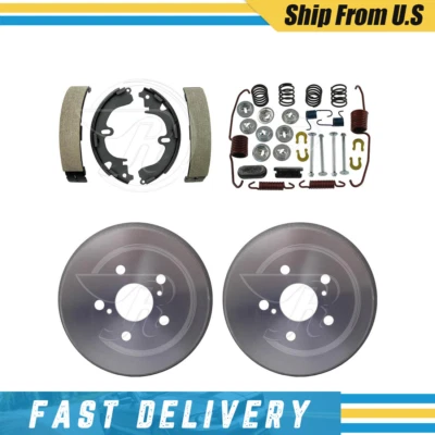 Se adapta a Toyota Celica 1993 tambores traseros zapatas de freno y herrajes kit de resorte Foto 1 de 4