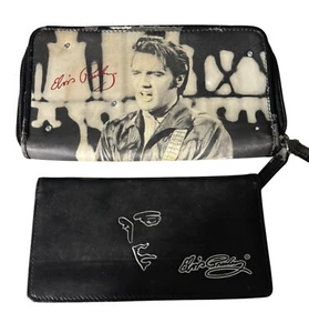 Elvis Wallet And Checkbook Cover Lot - Picture 1 of 2