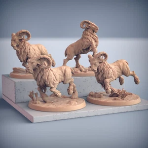Skutagaard Zwerg Zwerg Ram Halterung Miniatur | D&D DnD | - Bild 1 von 6
