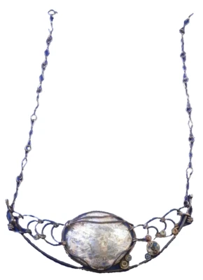 Collana Moda In Argento Sterling Con Conchiglia Di Madreperla Gioielli Donna - Immagine 1 di 4