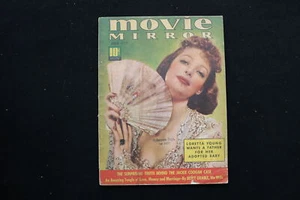 1938 JUNE MOVIE MIRROR MAGAZINE - LORETTA YOUNG COVER - E 10641 - Picture 1 of 2