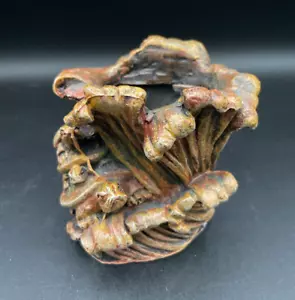 Scultura vaso tartarughe e onde in resina - candela - fioriera - Foto 1 di 9
