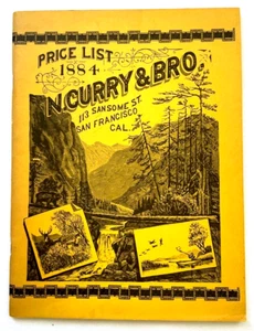 N. Curry & Bro, Price List 1884, Facsmille Editon Vintage (1965) RARE - Imagen 1 de 3