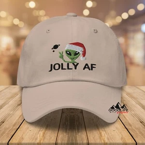 Jolly AF Alien UFO Weihnachten Papa Mütze Kugelkappe - Bild 1 von 24
