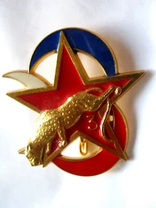 INSIGNE ARME BLINDEE LA 3° DB L' EED ETAT SUP  Y. DELSART  - Picture 1 of 2