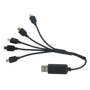 3.7V 5 In 1 USB Charger Cable Android Plug fit E58 JY019 XS809 XS809S X192 X196 - Picture 1 of 2