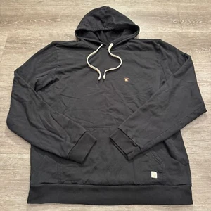 Marine Layer Hoodie Mens Large Black Pullover Drawstring Casual Lounge Comfort - Picture 1 of 12