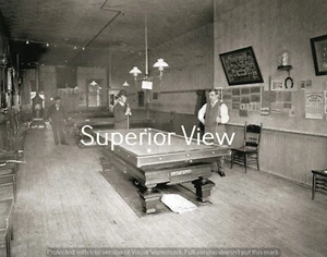 Old Time Pool Hall Billiard Tables Vintage Pool Tables Derbys Woodstove  CLASSIC - Picture 1 of 1