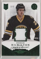 2013 Panini Dominion Authentic Material Fight Strap /5 Dougie Hamilton Rookie RC