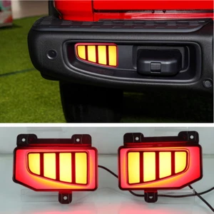 For Jeep Gladiator 2019-2025 LED Rear Fog Light Tail Bumper Light Sets 2pcs - Bild 1 von 12