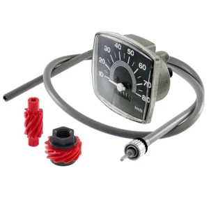 KIT COMPLETO CONTACHILOMETRI CONTAKM + CAVO E INGRANAGGI PER VESPA 50 SPECIAL - Imagen 1 de 1