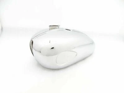 Gas Tank For Bsa A65 Petrol  2 Gallon In Chrome Small Badges Indent (Fuel Tank) - Image 1 of 4