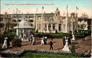Cartolina Padiglione Reale Esposizione Franco-Britannica Londra Inghilterra Pubblicata 1908 - Foto 1 di 4