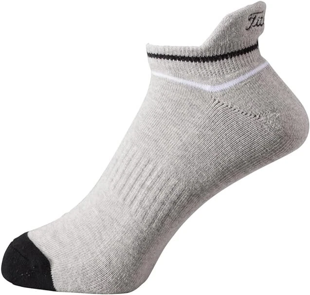 Calcetines redondos de golf Titleist longitud corta US7-US9 TSMS1996 grises nuevos JP Foto 1 de 1