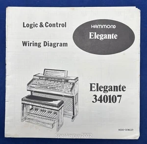 Diagrama de cableado de lógica y control elegante de órgano Hammond / 340107 - Imagen 1 de 1