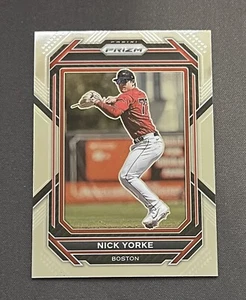 2023 Panini Prizm Base Nick Yorke Boston Red Sox #147 Prospect Baseball Card - Picture 1 of 2
