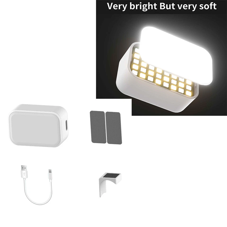 2Pcs Dimmable LED Fill Light For DJI OM 5 Zhiyun SMOOTH4/5/M2S/Feiyu Stabilizer - Image 1 of 4