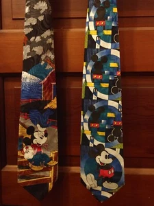 Corbatas de colección Mickey Mouse Disney Balancine Hotcakes ilimitadas vaquero geometría - Imagen 1 de 2