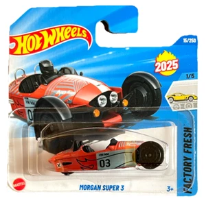 Hot Wheels Morgan Super 3 Factory Fresh 1/5 2025 15/250 Modellauto Spielzeug UK - Bild 1 von 11