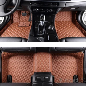 Fußmatte für FIAT Bravo/Punto/500/Freemont/Linea Wasserfest Auto PU Teppiche - Picture 1 of 19