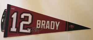 TOM BRADY TAMPA BAY BUCCANEERS COLLECTORS PLAYER NFL FOOTBALL FELT PENNANT NEW - Picture 1 of 1
