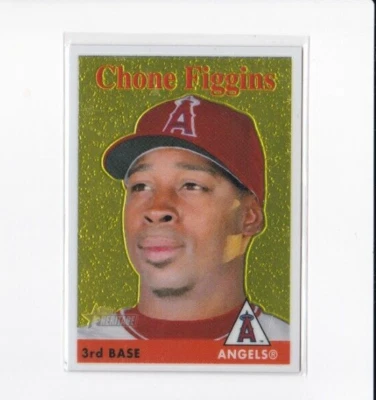 CHONE FIGGINS 2007 TOPPS HERITAGE CHROME PARALLEL-SERIAL #'D/1958-SHIPS FREE - Image 1 of 4