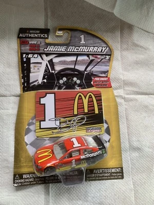 NIP 2017 NASCAR AUTHENTICS #1JAMIE MCMURRAY MCDONALDS CHEVY SS CHIP GANASSI - Image 1 of 4
