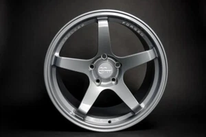 18x9.5 +22 Endless Forged F01 5x120 Satin Silver Wheels (Set of 4) - Picture 1 of 3