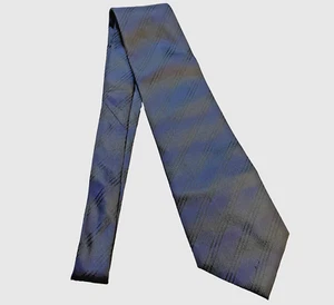 #7907 SAXONY COLLECTION GRAY MENS NECKTIE SILK 4 X 57  - Picture 1 of 5