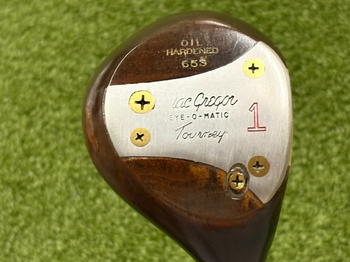 【ビンテージ】MacGregor Tourney 木製ドライバー 1番ウッド ビンテージ】MacGregor Tourney 木製ドライバー 1番ウッド