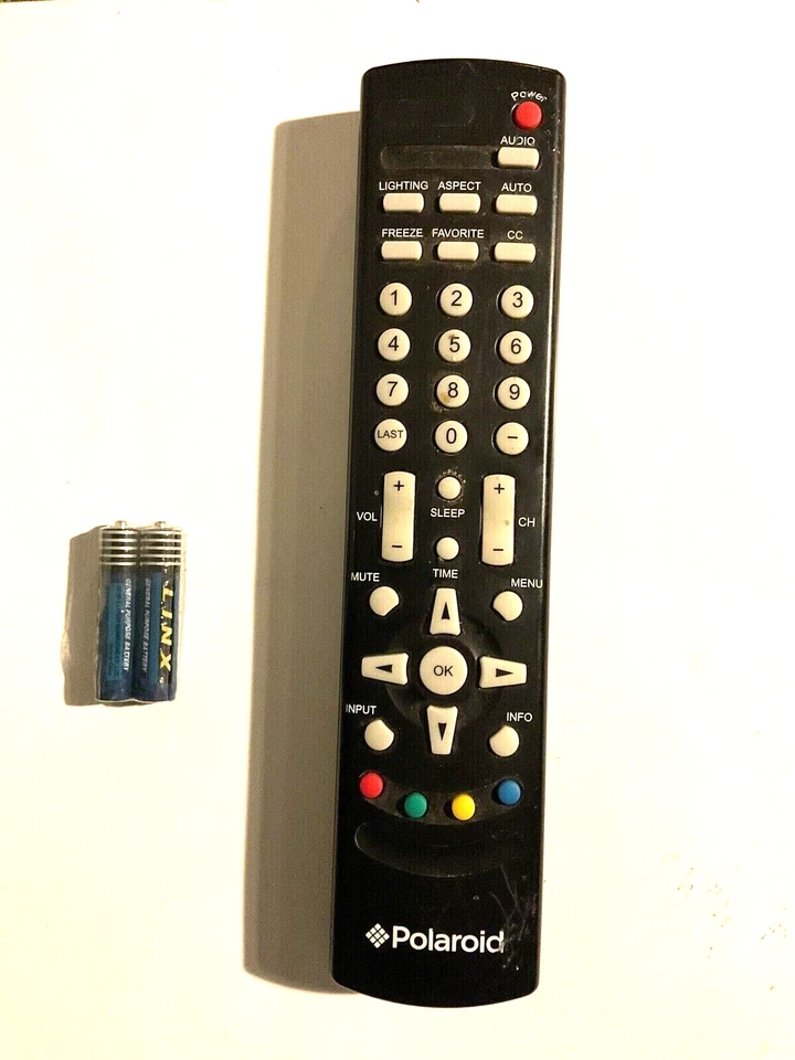 Original Genuine POLAROID P4084-2 TV Remote Control with batteries - Image 1 of 1