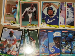 1982 1983 1985 1986 1987 1988 DONRUSS BASEBALL TRADING CARDS YOU PICK