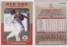 2010 Choice Pawtucket Red Sox Fernando Cabrera #08