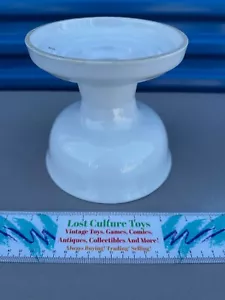 Vintage Ceramic White Flush Mount Light Ceiling Fixture - Picture 1 of 5