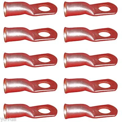 ADVANCE MCS ELECTRONICS 10 PACK 2ga Gauge 3/8 Ring Terminal golf cart car Battery cable wire COPPER lugs