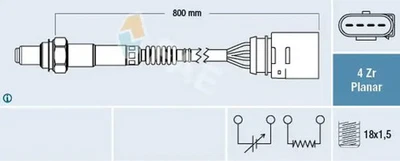 Sonde lambda 77203 FAE pour VW AUDI PORSCHE - Photo 1/4