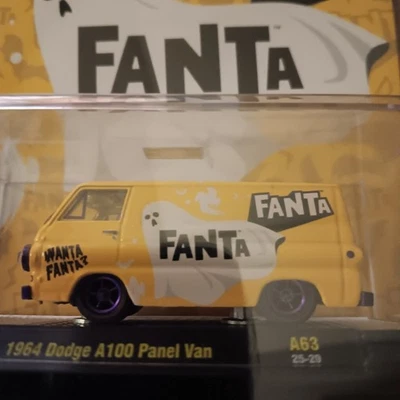 M2 Machines CHASE Dodge A100 Panel Van Fanta Coca-Cola Limited Edition 1/750 - Image 1 of 4