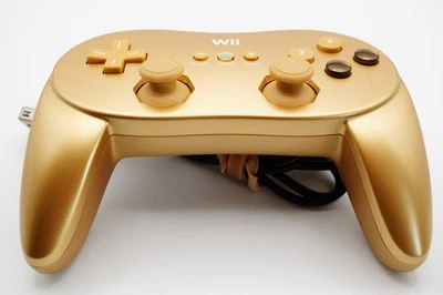 Nintendo Wii Official Gold Classic Pro Controller | RVL-005(02) | Used - Image 1 of 3