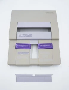 Super Nintendo Top Shell snes console shell replacement Power Reset Yellowed - Picture 1 of 3