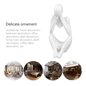 Resin Thinker Statue Tract Thinker Figure Thinker Style Decoration For Living R - Picture 1 of 22