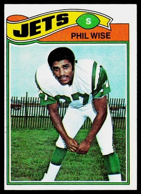 Phil Wise, 1977 Topps, #377, New York Jets, RC - Image 1 of 2