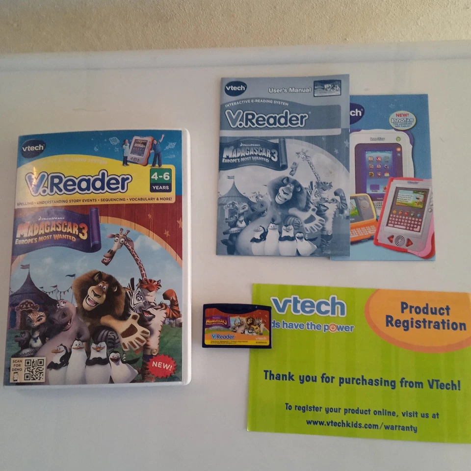 V Reader - Madagascar 3 - Game - CIB -  - Image 1 of 3