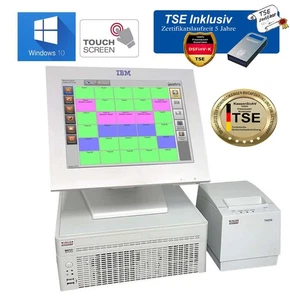 KOMPLETT TOUCHSCREEN KASSENSYSTEM GASTROKASSE KASSE RESTAURANT COMPUTERKASSE TSE - Bild 1 von 8
