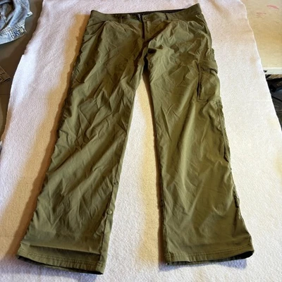 Pantalones de senderismo convertibles enrollables Prana Zion elásticos para hombre 38x32 verde oliva Foto 1 de 4