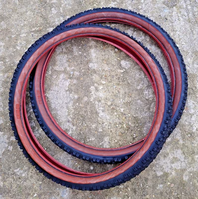 IRC Kujo DH 26" x 2.35 Mountain bike Tyres Tires red wall folding bead Pair of - Image 1 of 4