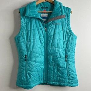 Columbia Weste Damen XL türkis Omni-Heat isoliert gesteppt wattiert durchgehender Reißverschluss Outdoor - Bild 1 von 9