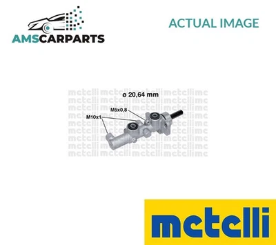 BRAKE MASTER CYLINDER 05-0734 METELLI NEW OE REPLACEMENT - Image 1 of 4