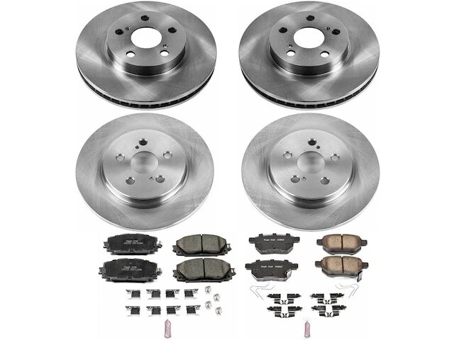 Kit de pastillas de freno y rotor delanteras y traseras para Lexus CT200h 2012 2011-2017 NN867BM Foto 1 de 1