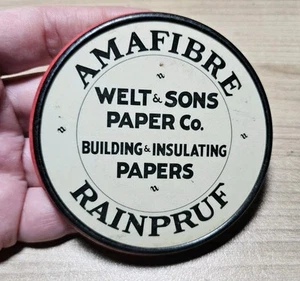 ¿Celuloide Publicitario De Colección Welt & Sons Paper Company Detroit? Pisapapeles RARO - Imagen 1 de 11