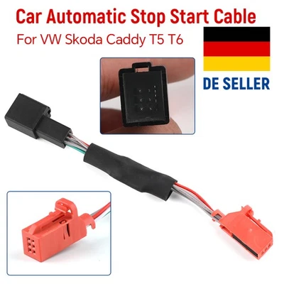 Cable de arranque de parada de coche motor eliminador canceller conector para VW Skoda Caddy T5 - Imagen 1 de 4